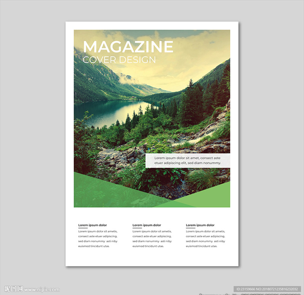 自然环境保护摄影杂志封面