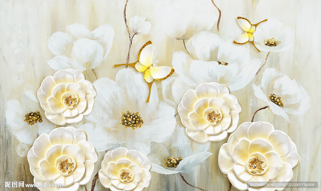 现代简约背景墙