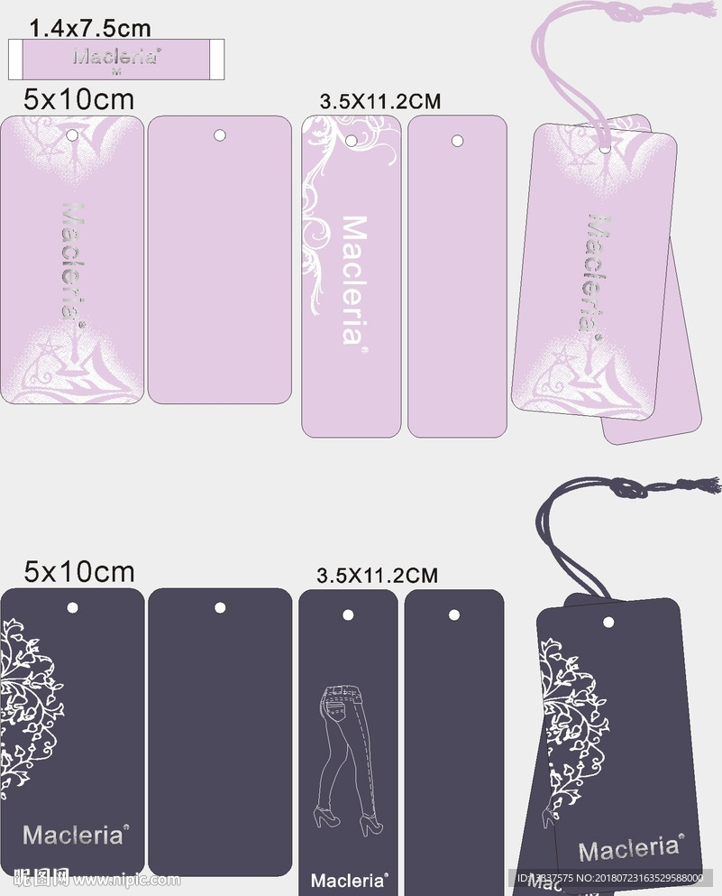 Macleria女装吊牌