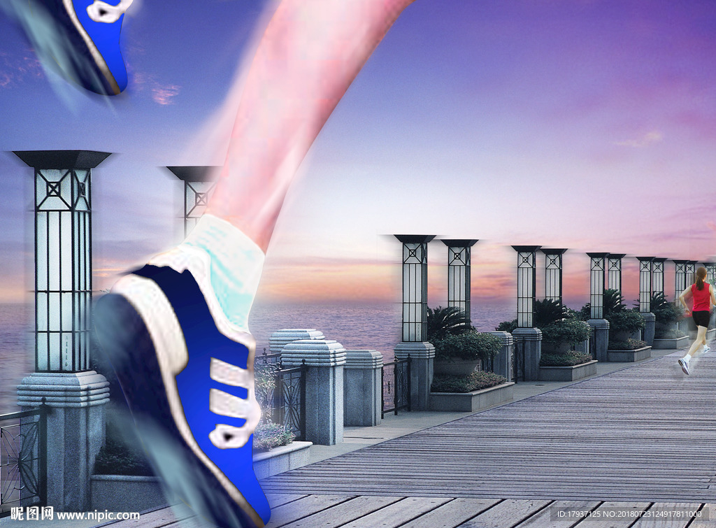 跑步活动 江 木匝道 背景板