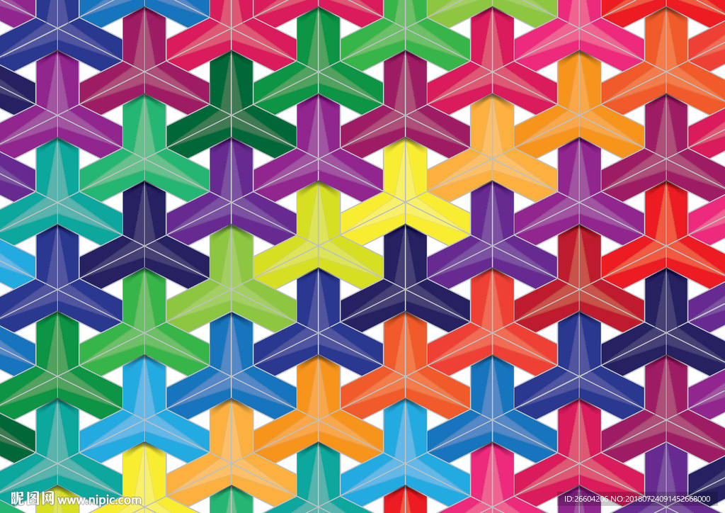 商业综合体海报背景几何图形