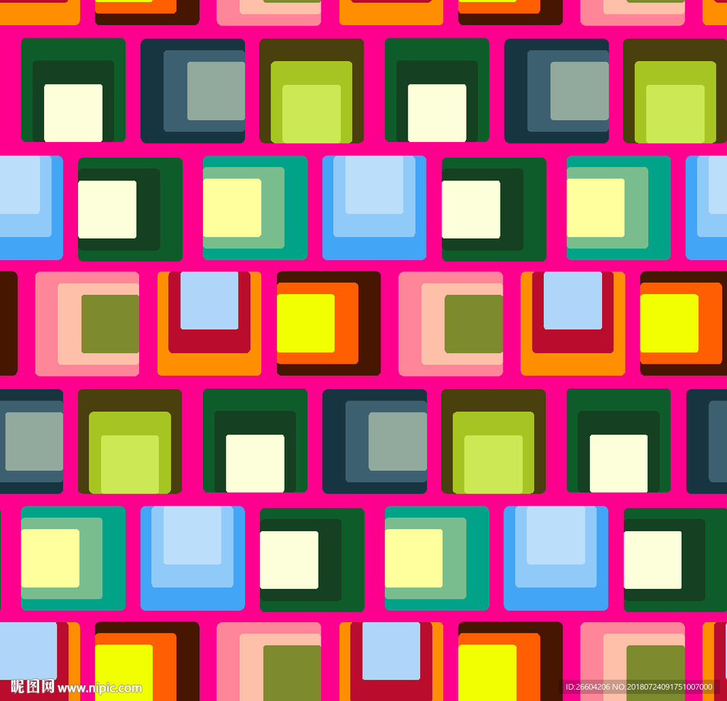 炫彩马赛克商业综合体海报