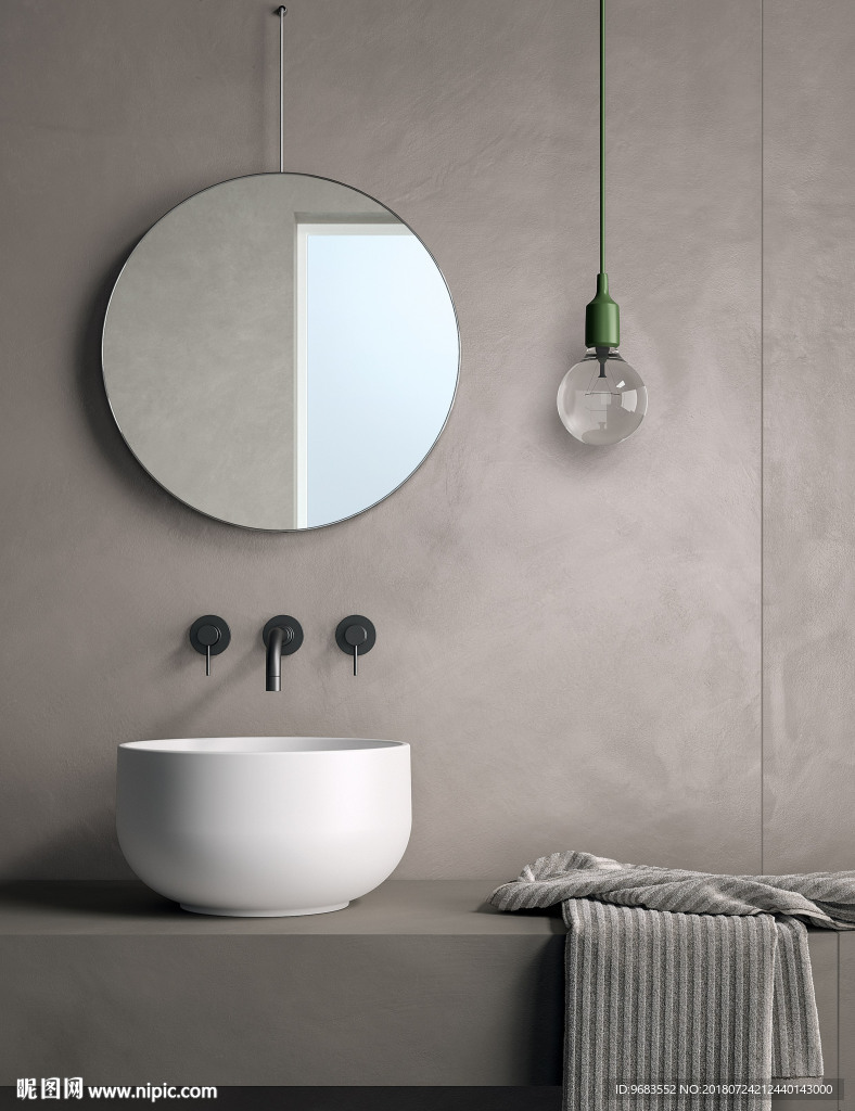 北欧风 仿古 国外高清效果图