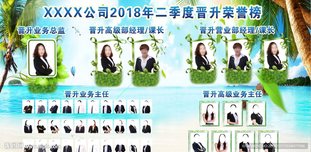 保险公司二季度晋升表彰榜