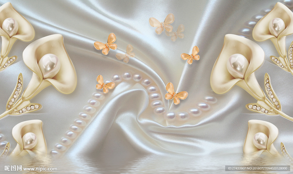 珠宝钻石背景墙