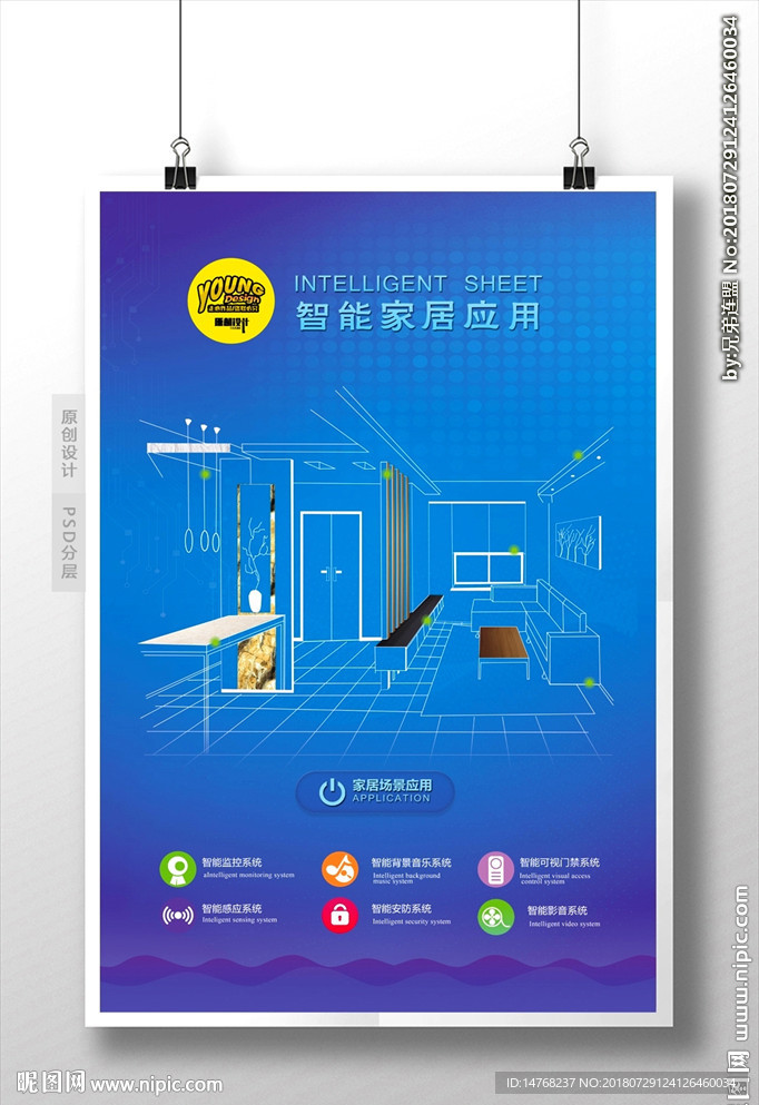 智能家居 智能场景海报
