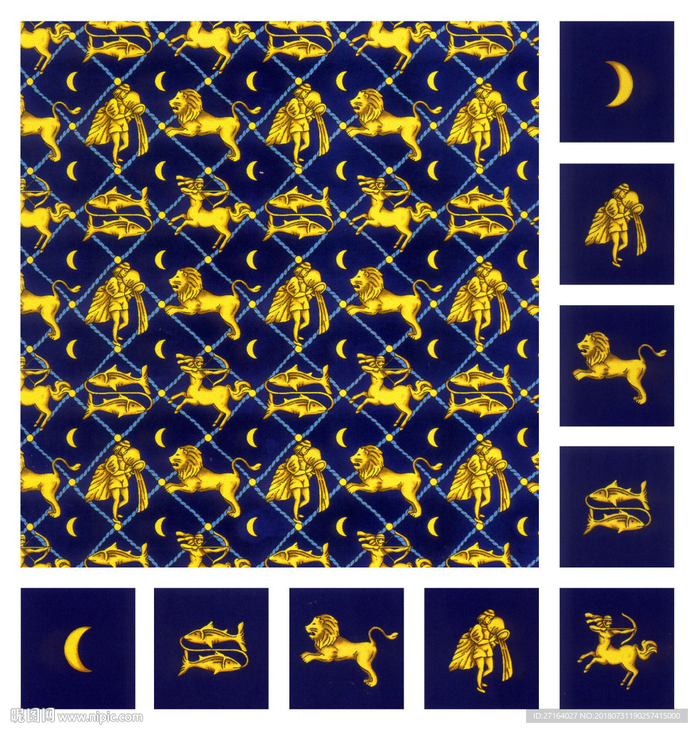 大牌欧式小花型  服装花型