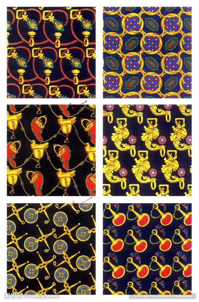 大牌欧式小花型  服装花型