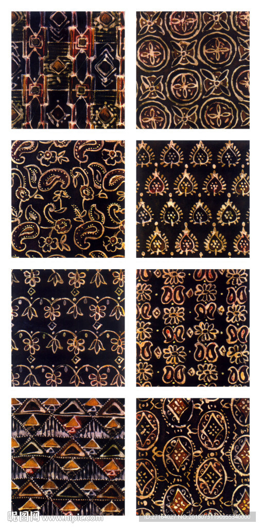 大牌欧式小花型  服装花型