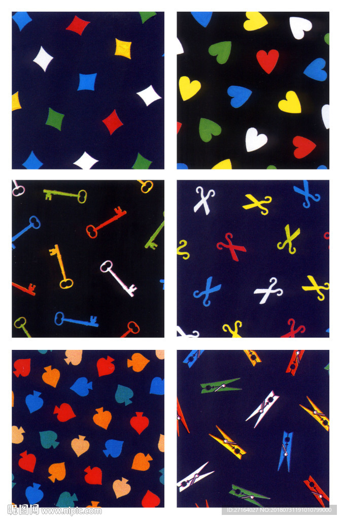 大牌欧式小花型  服装花型