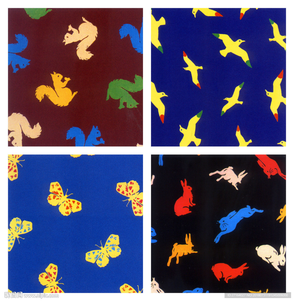 大牌欧式小花型  服装花型