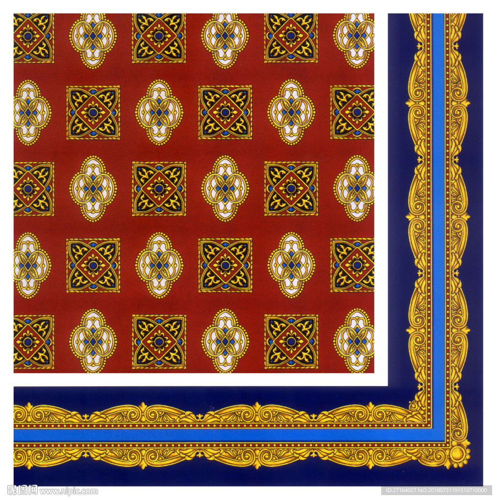 大牌欧式小花型  服装花型