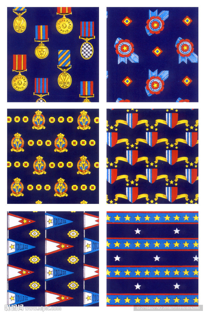 大牌欧式小花型  服装花型