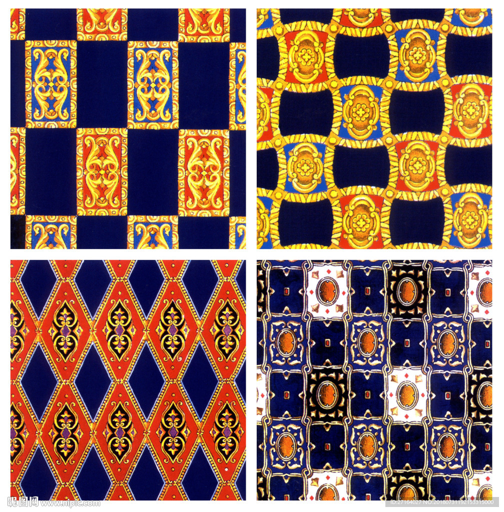 大牌欧式小花型  服装花型