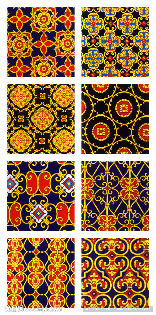 大牌欧式小花型  服装花型