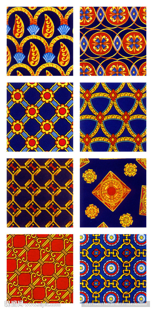 欧式小花  服装花型