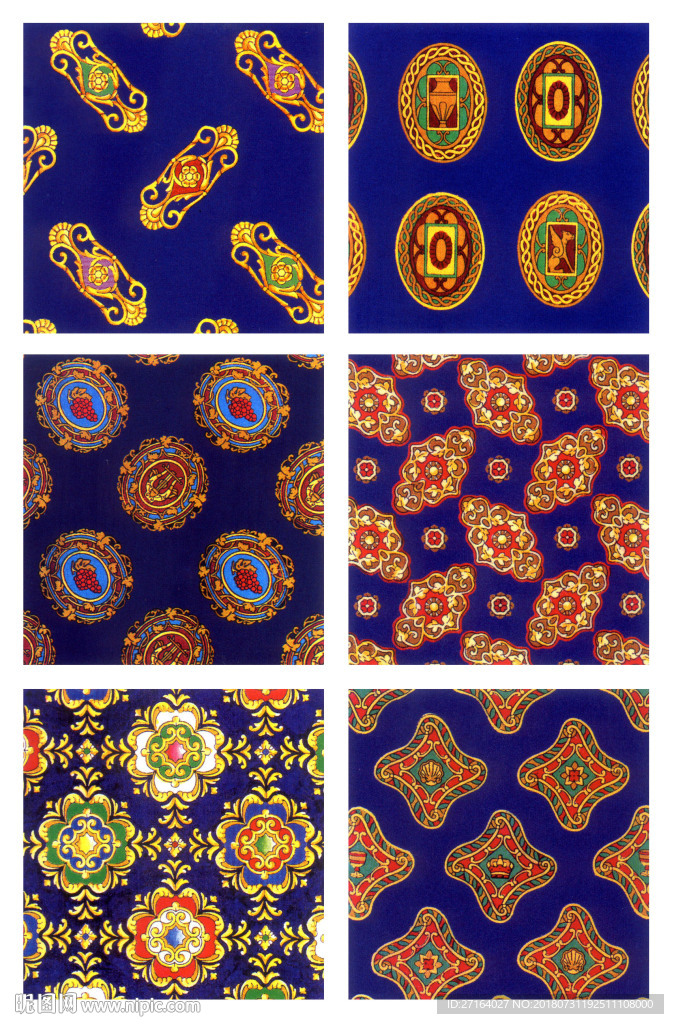 欧式小花  服装花型