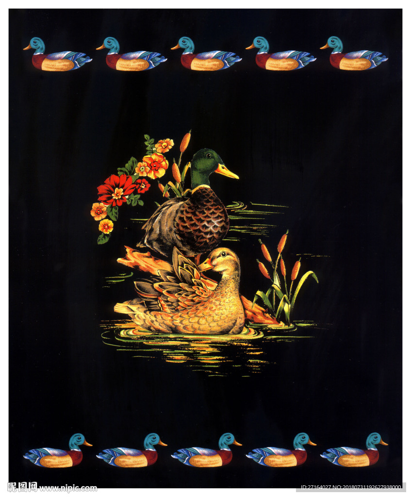 欧式小花  服装花型