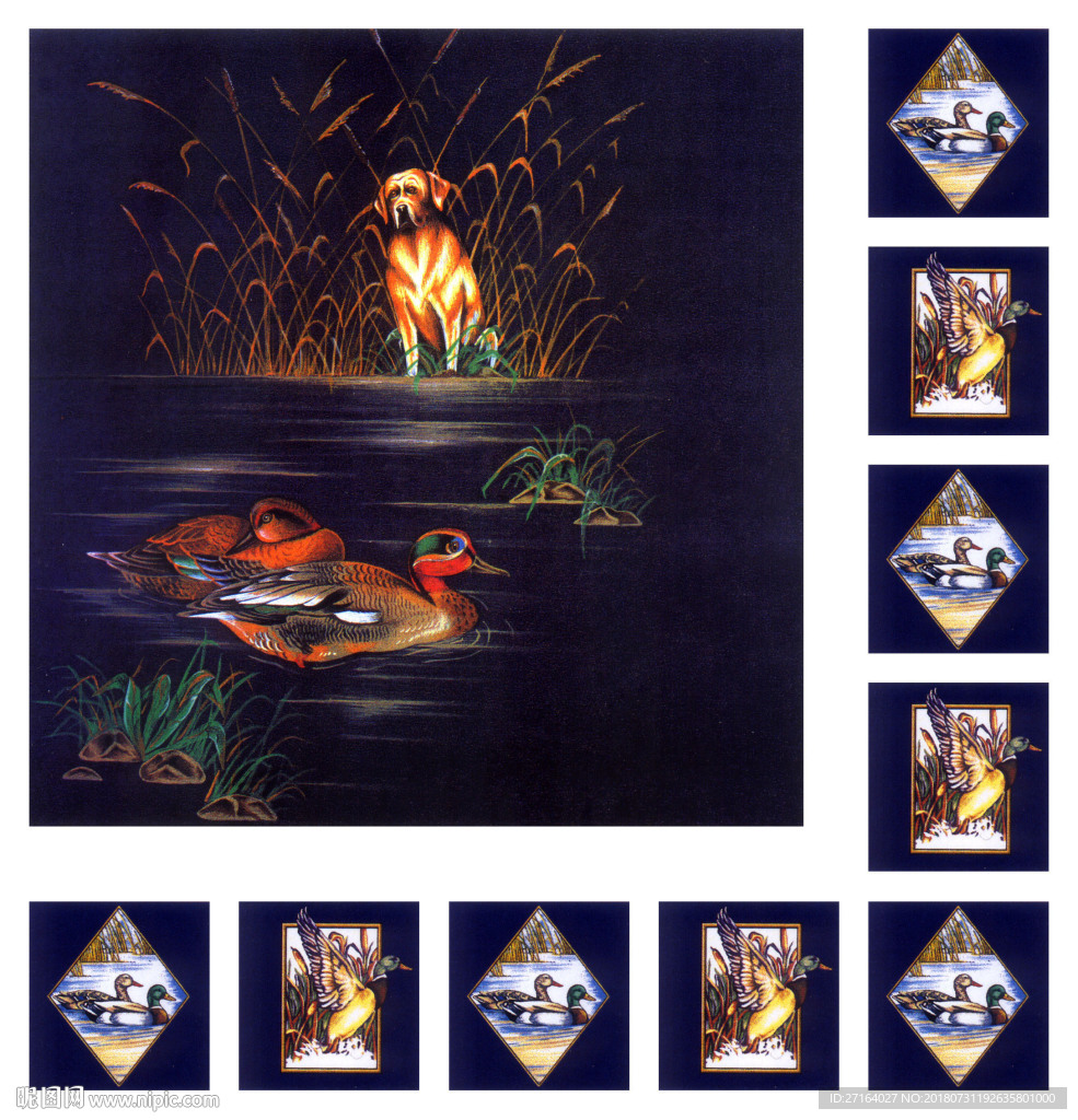 欧式小花  服装花型