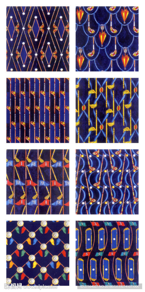 欧式小花  服装花型