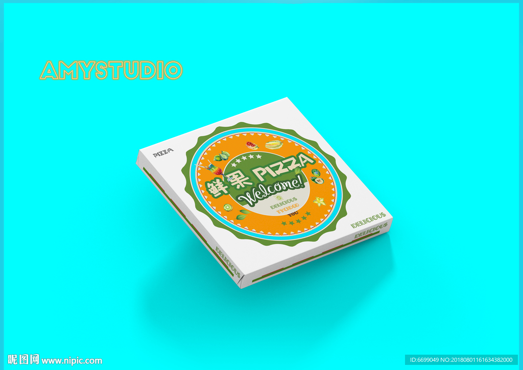 披萨盒包装