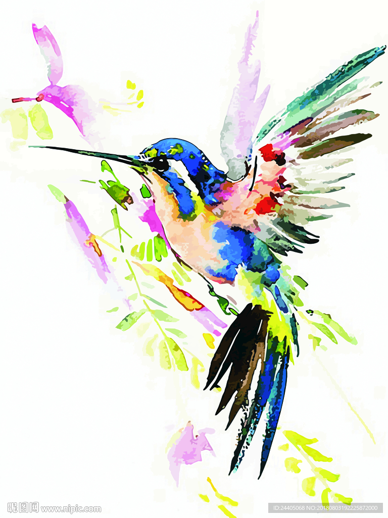 手绘装饰画 装饰画 水彩画图片