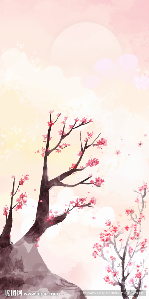 手绘装饰画 装饰画 水彩画图片