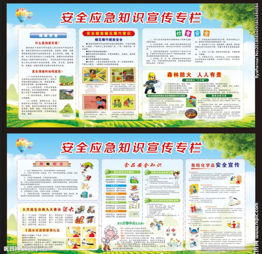 安全应急 知识 宣传栏