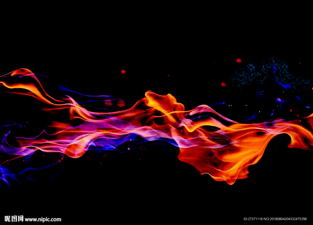 彩色火焰