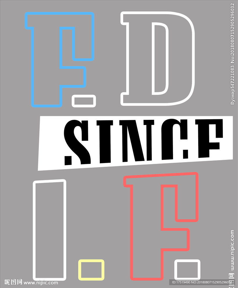 简约大气英文字母