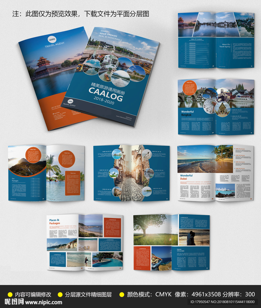 旅游公司宣传册企业画册