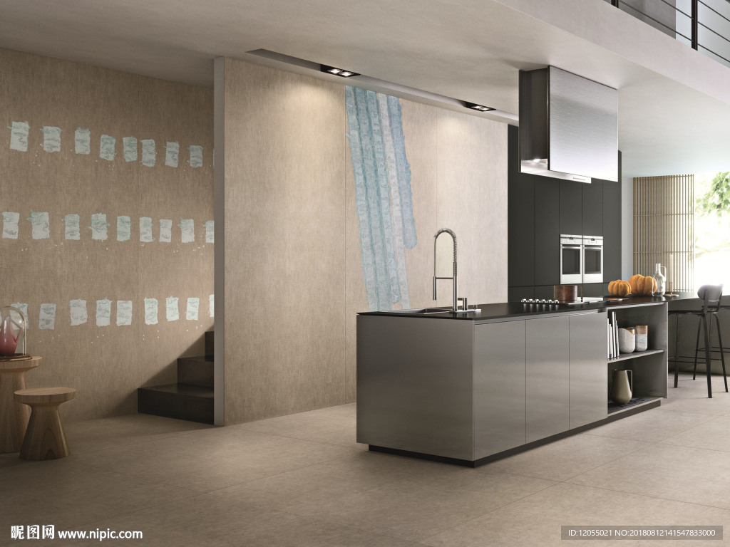 北欧风 仿古 国外高清效果图