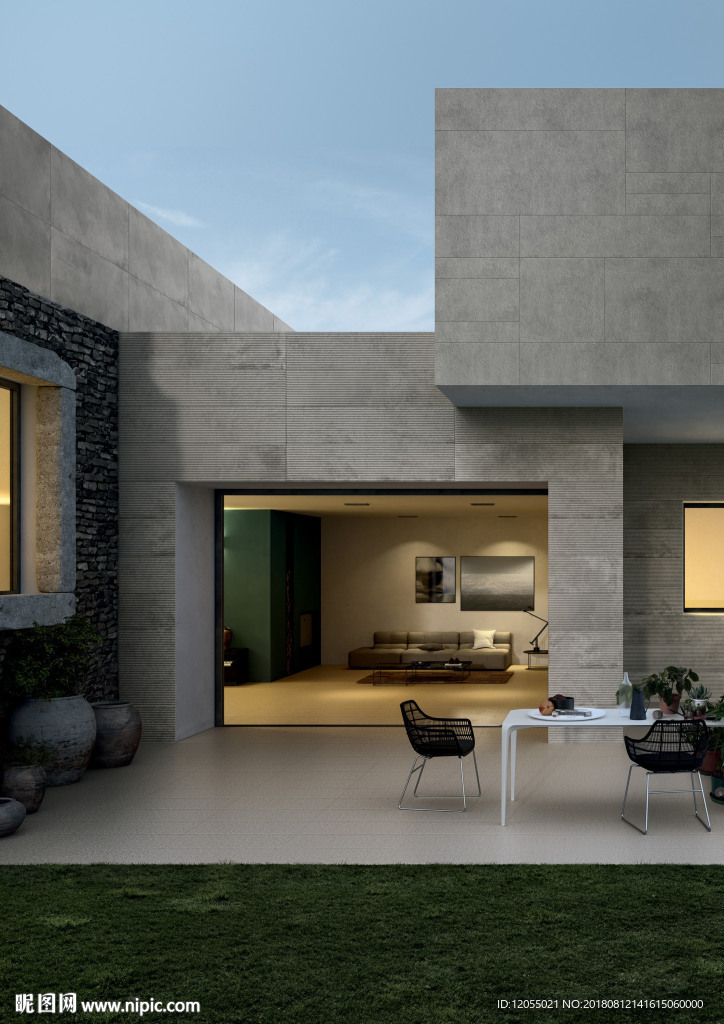 北欧风 仿古 国外高清效果图