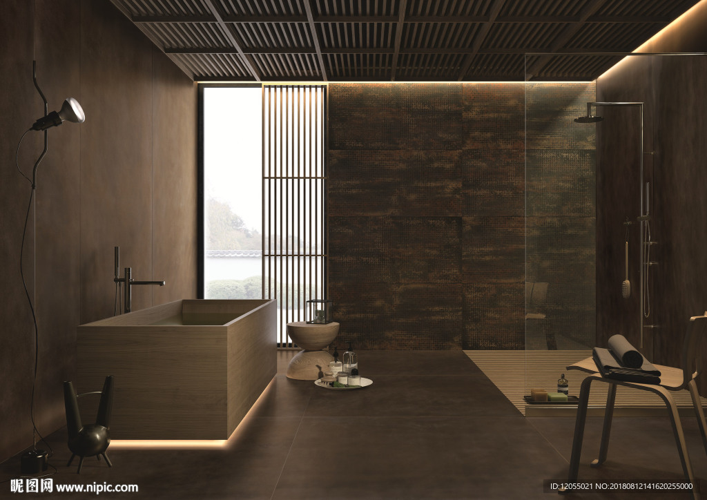 北欧风 仿古 国外高清效果图