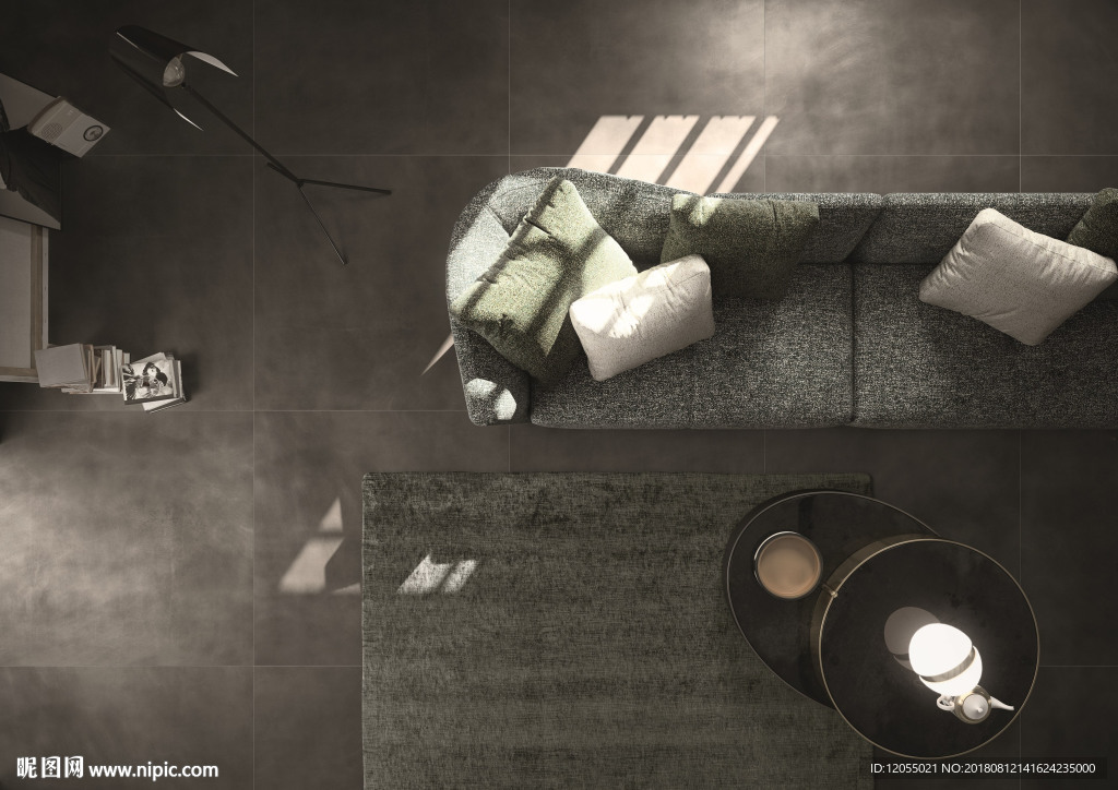 北欧风 仿古 国外高清效果图