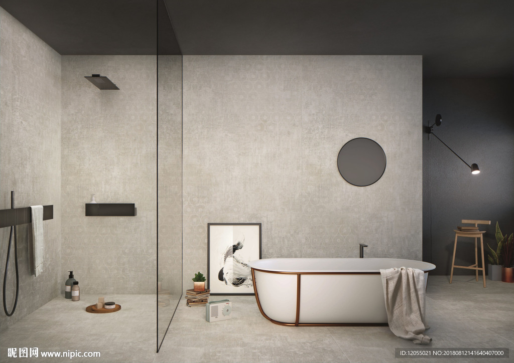 北欧风 仿古 国外高清效果图