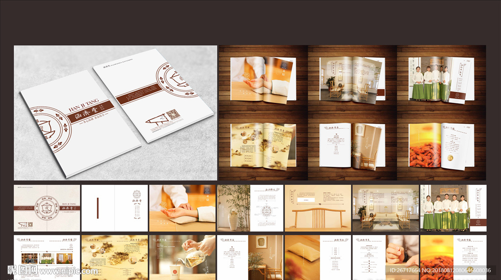 中医画册平面设计