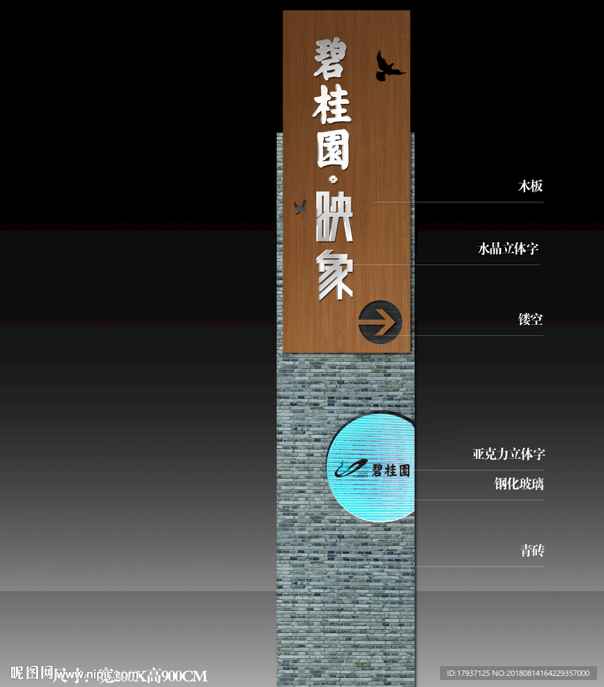 地产VI 指示牌 导视牌 精神