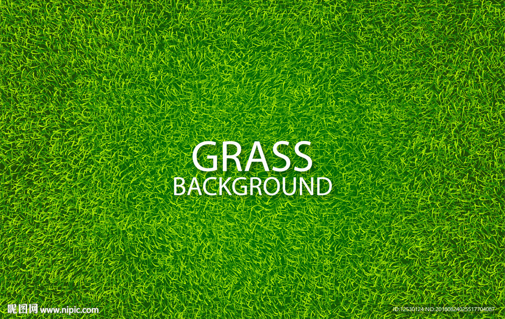 矢量草地草坪绿草球场背景