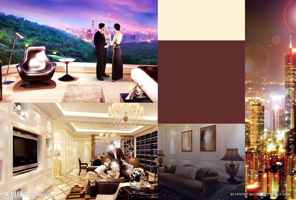 地产 品牌 创意 窗户 客厅