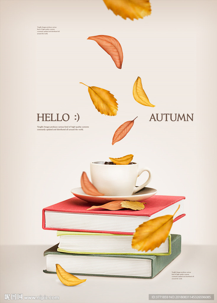 高端秋天海报设计模板