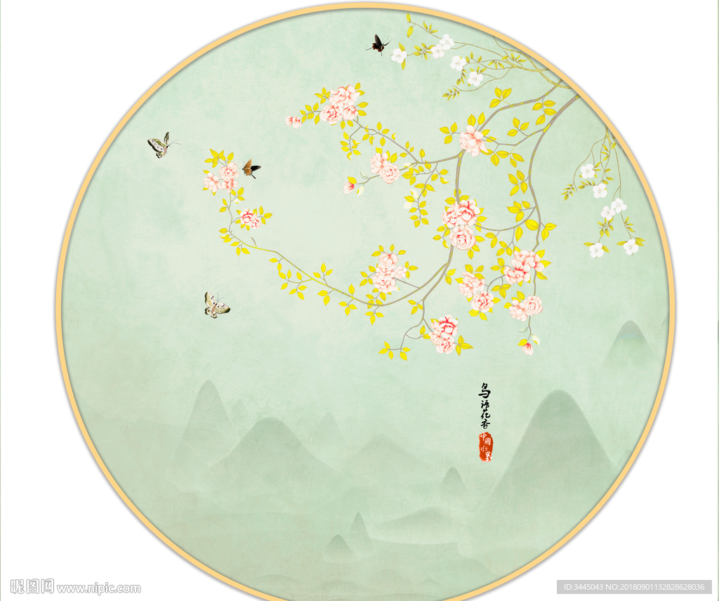 手绘花鸟画 挂画 装饰画 工笔