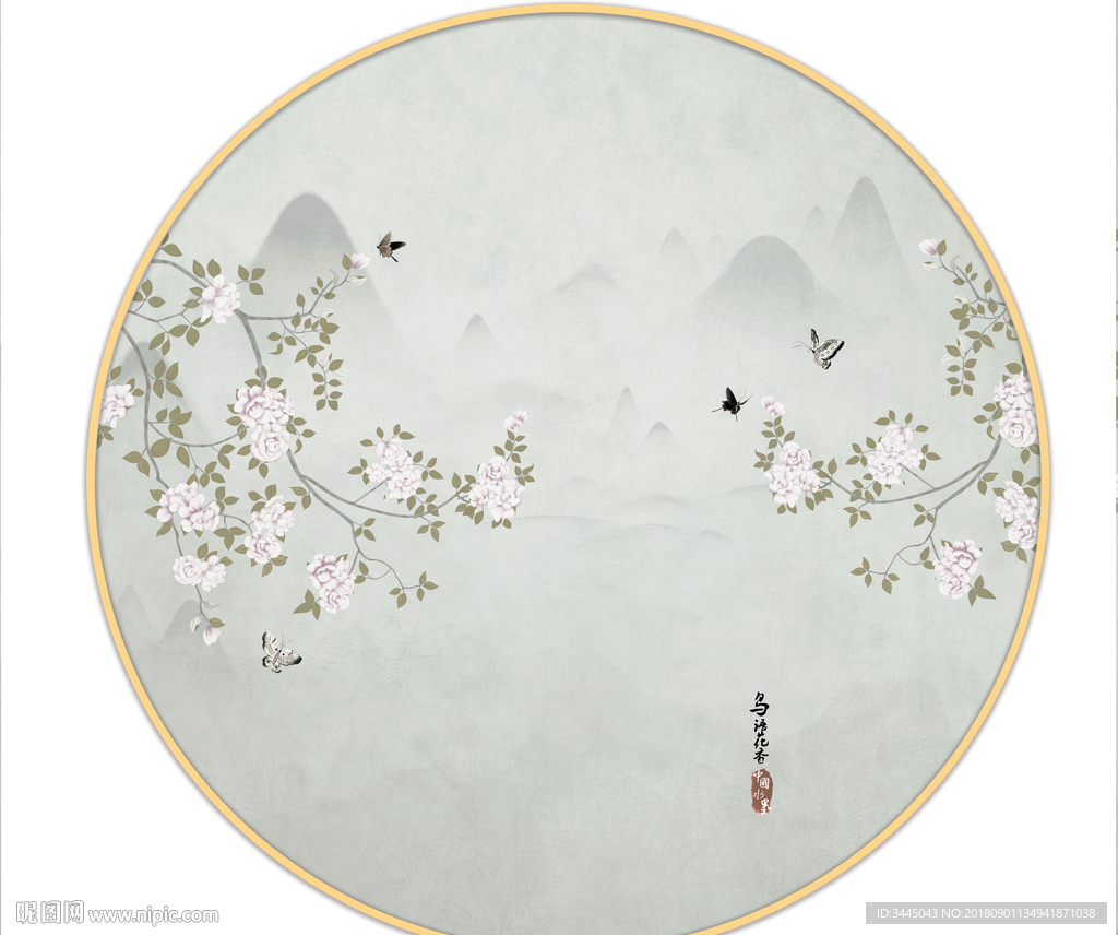 手绘花鸟画 挂画 装饰画