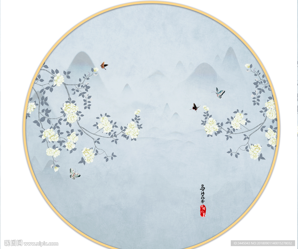 手绘花鸟画 挂画 装饰画