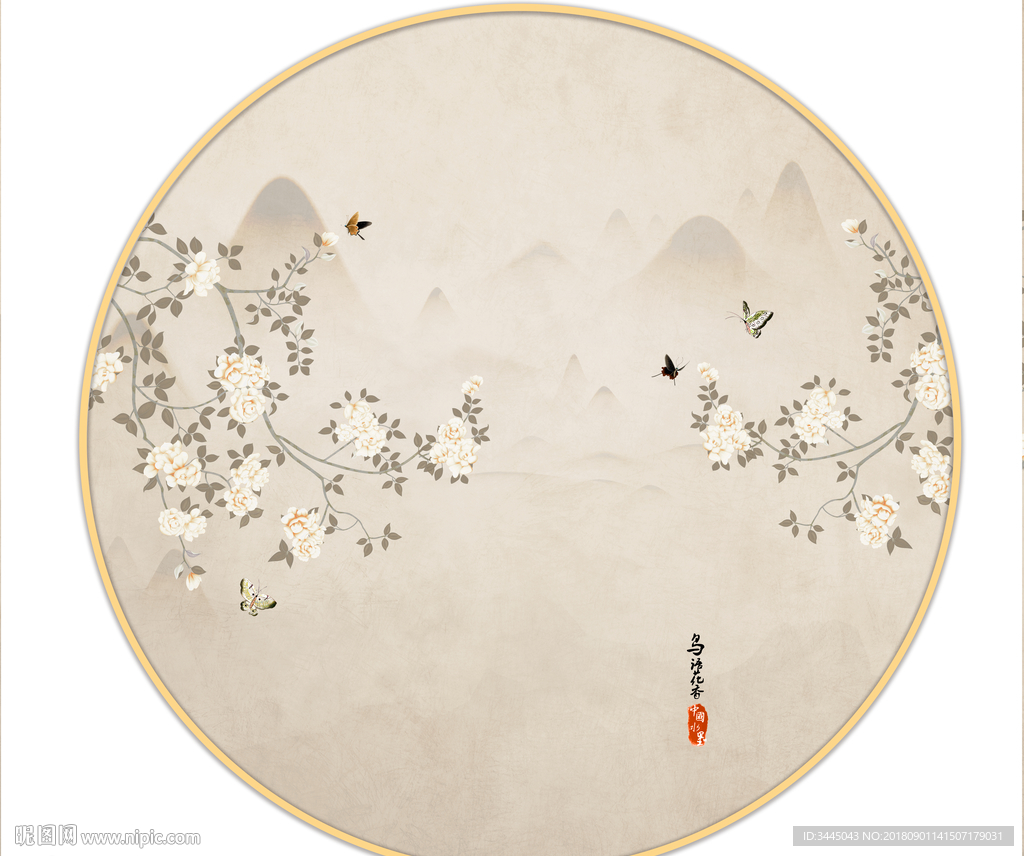 手绘花鸟画 挂画 装饰画