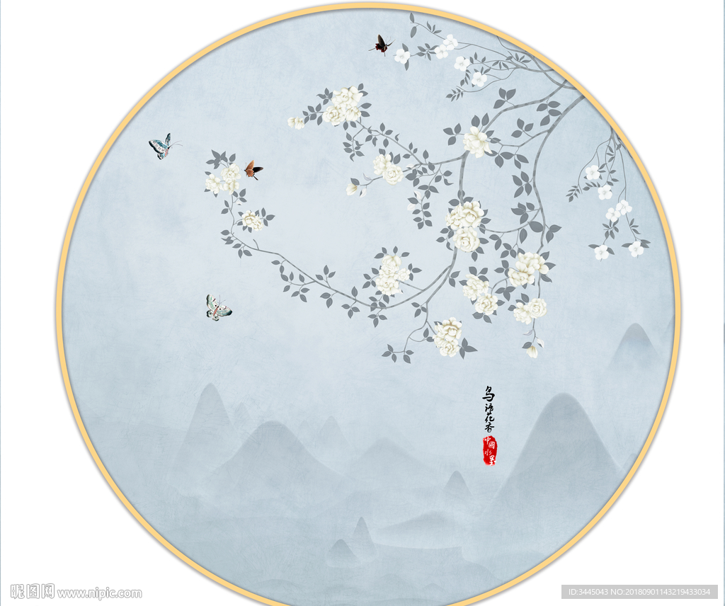 手绘花鸟画 挂画 装饰画