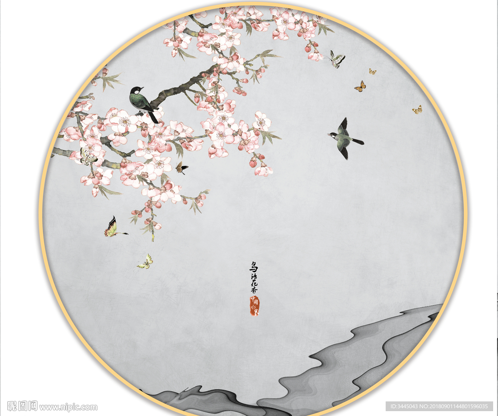 手绘花鸟画 挂画 装饰画