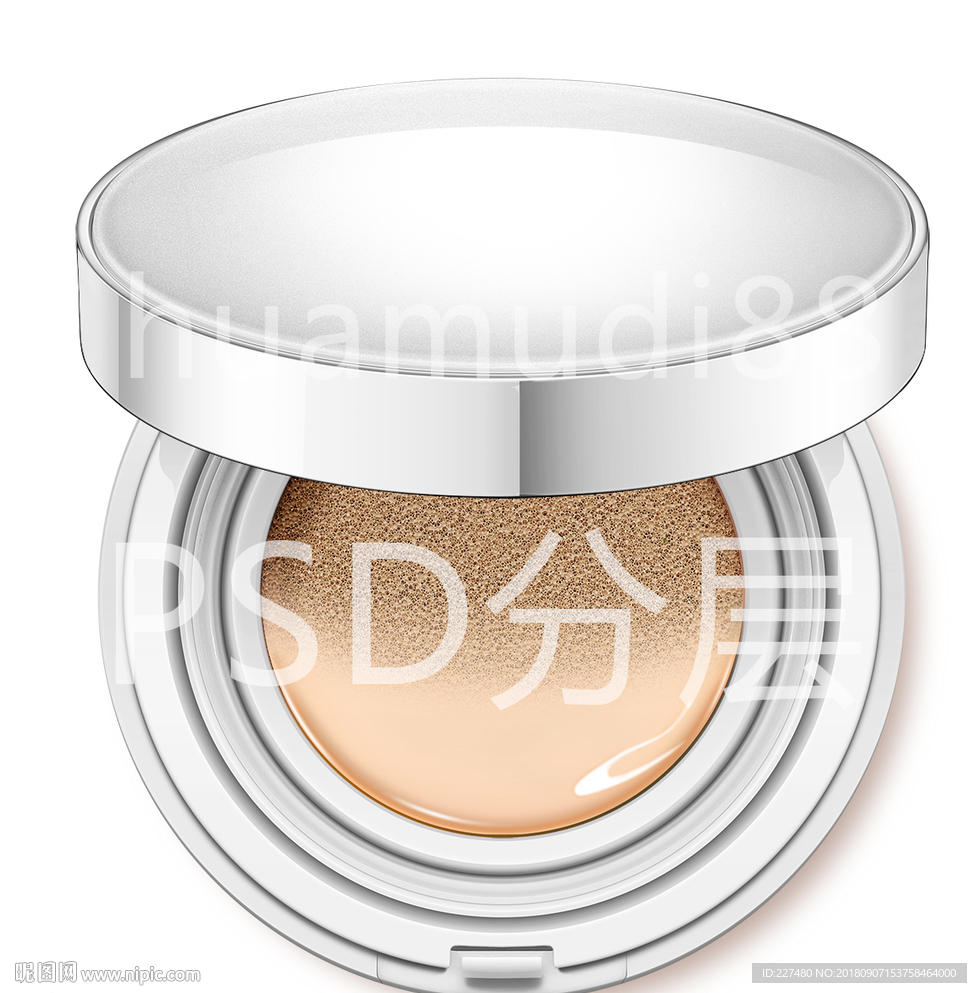 气垫BB霜PSD分层主图