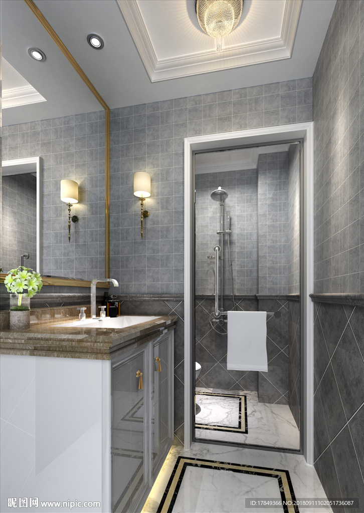 欧式卫生间  卫浴