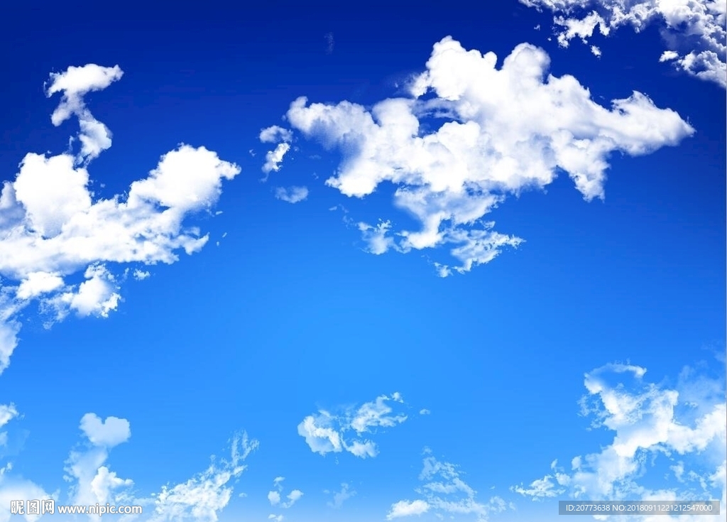 全网独家高清云彩蓝天白云背景